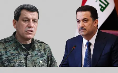 Irak Başbakanı Sudani, Mazlum Abdi ile Görüştü