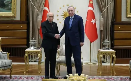 Erdoğan ve Bahçeli bir araya geldi