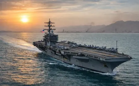 ABD Uçak Gemisi Abraham Lincoln Orta Doğu’ya İlerliyor