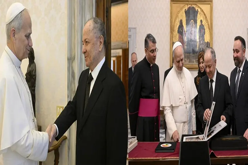 Başkan Barzani, Vatikan’da Papa XIV. Leo ile görüştü