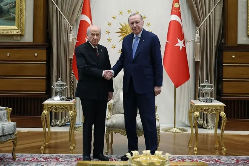 Erdoğan ve Bahçeli bir araya geldi
