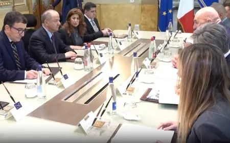 Başkan Barzani ve İtalya Savunma Bakanı toplantıda