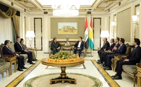 Neçirvan Barzani ve Mazlum Abdi Erbil'de bir araya geldi