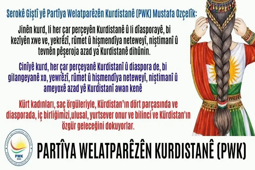 PWK Lideri Özçelik: Kürt kadınları örgüleriyle ulusal birliği ve özgür geleceği örüyor
