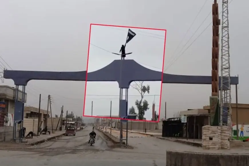 Rakka’da IŞİD bayrağı dalgalandırıldı