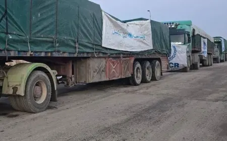 Kobani’ye 24 tırlık yardım konvoyu