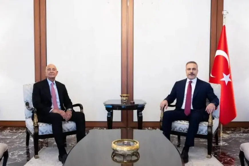 Hakan Fidan, ABD'nin Ankara Büyükelçisi Tom Barrack'la Ankara'da görüştü
