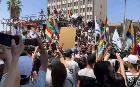 Binlerce Dürzî Süveyda’da Bağımsızlık Çağrısı Yaptı