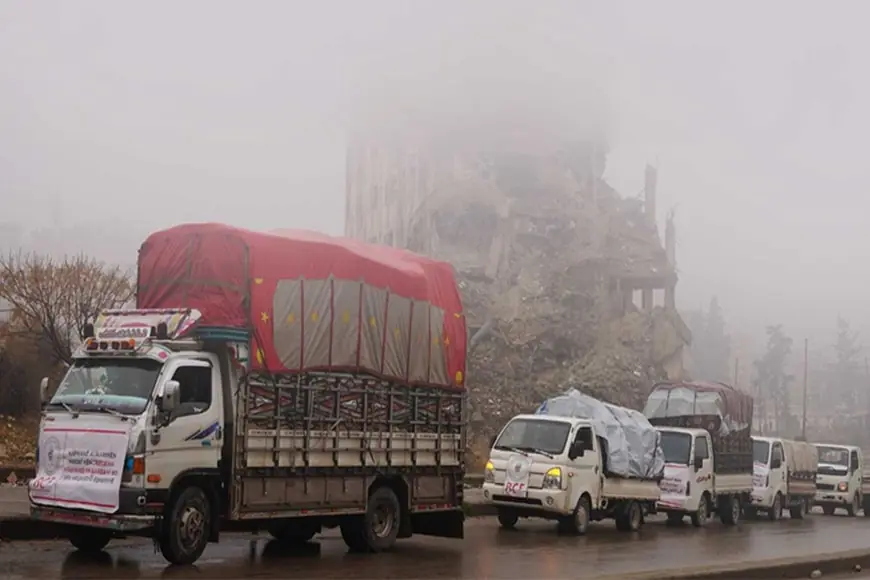 Barzani Yardım Vakfı’nın yardımları Halep in Kürt mahallelerine ulaştı