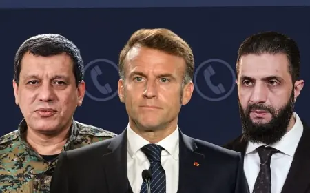 Macron’dan Suriye Temasları: Mazlum Abdi ve Ahmed Şara’ ile Görüştü