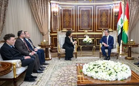 Mesrur Barzani, Kürt siyasetçi Berivan Aymaz'ı kabul etti