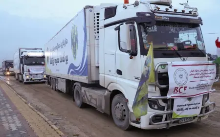 Barzani Yardım Vakfı: Rojava'ya 314 tır yardım ulaştırıldı