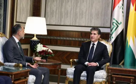 Neçirvan Barzani, İngiltere’nin Irak Büyükelçisi ile Görüştü