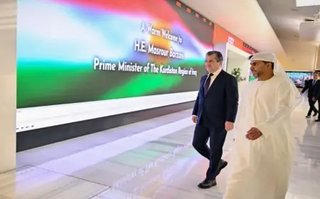 Mesrur Barzani, Dünya Hükümet Zirvesi için Dubai'de