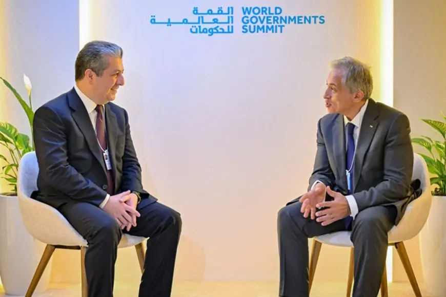 Mesrur Barzani, Dubai’de Ürdün Başbakanı Cafer Hessan ile görüştü