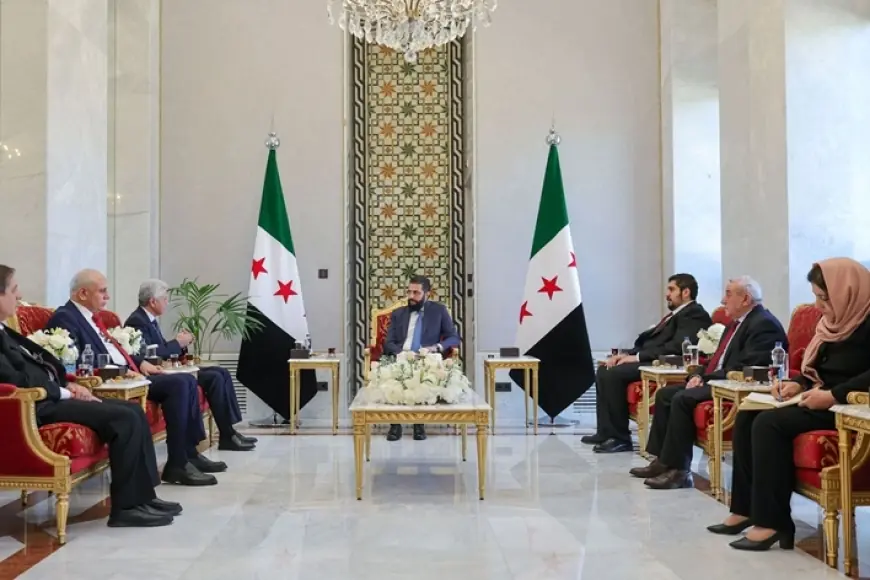 ENKS heyeti Ahmed Şara ile görüştü