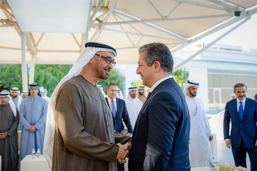 Serokwezîr Mesrûr Barzanî bi Serokê Îmaratê re civiya