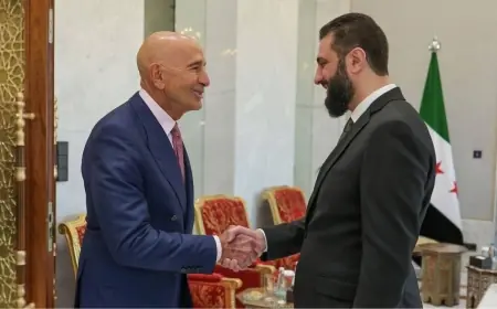 Şara ile Barrack Görüştü: Suriye’de Deniz Aşırı Petrol Arama Anlaşması