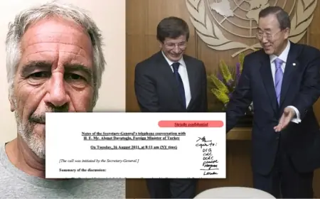 Epstein Belgelerinden Davutoğlu Detayı: 2011’de Gizli İsrail–Suriye Görüşmesi