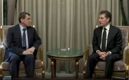 Neçirvan Barzani ile Mazlum Abdi Erbil’de Bir Araya Geldi