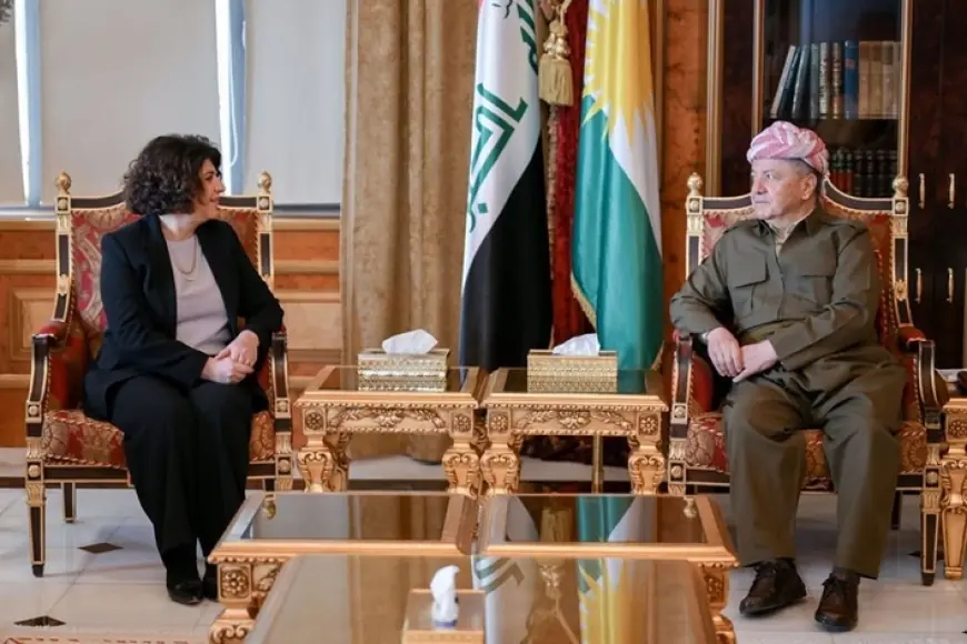 Başkan Barzani, Kürt siyasetçi Berivan Aymaz’ı kabul etti