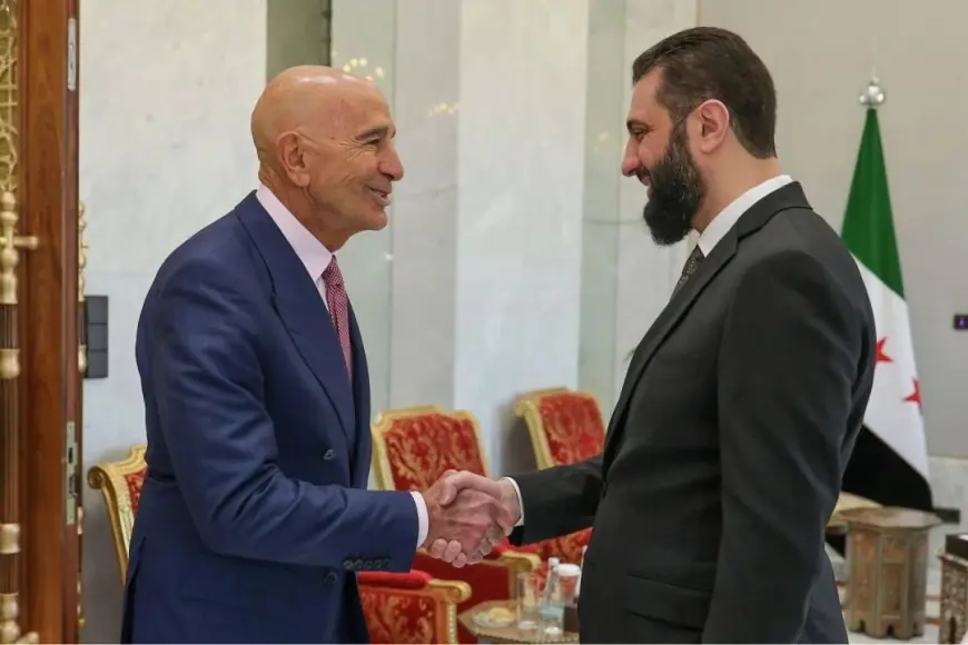 Şara ile Barrack Görüştü: Suriye’de Deniz Aşırı Petrol Arama Anlaşması