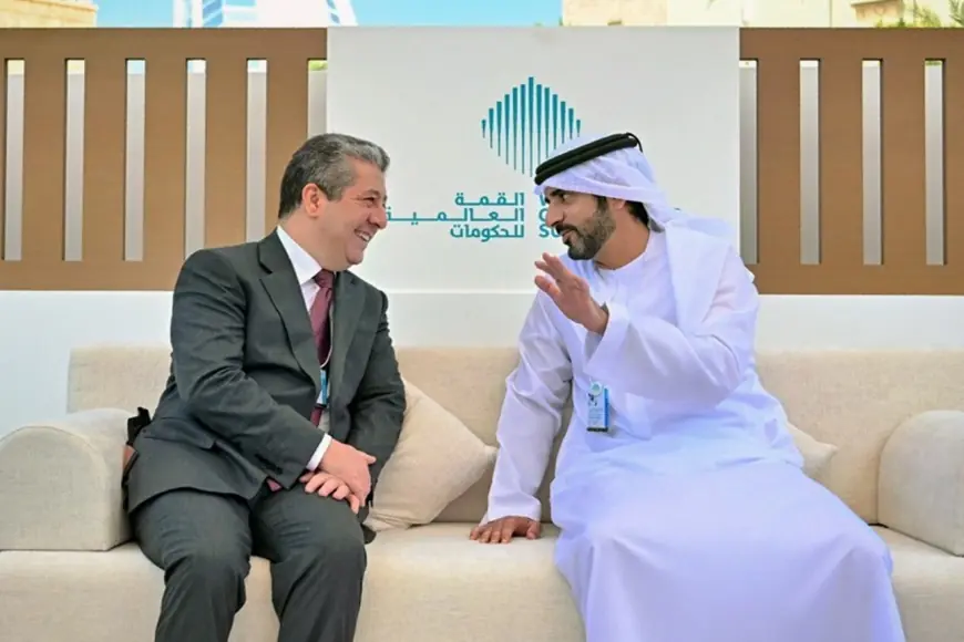 Mesrur Barzani, Dubai Veliaht Prensi Şeyh Hamdan ile görüştü