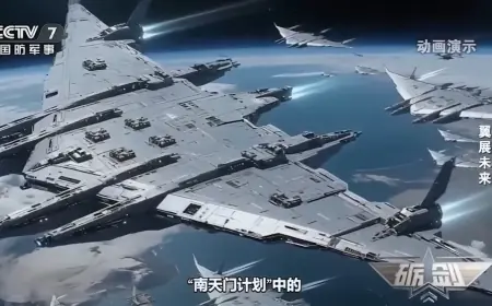 Çin’den Star Wars’u Aratmayan Uzay Savaş Gemisi: Luanniao