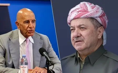 Başkan Barzani ve ABD Temsilcisi Barrack, Suriye’deki Durumu Görüştü