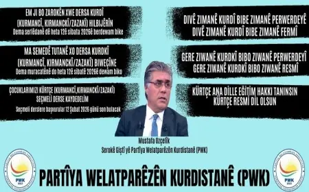 Mustafa Özçelik: Kürtçe Seçmeli Dersi, Kürtçe'nin Öğrenilmesi, Resmi Dil Olması ve Ana Dilde Eğitim Yolunda Bir Basamağa Dönüştürelim