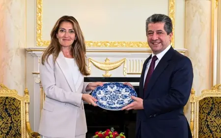 Mesrur Barzani'den Dilan Yeşilgöz'ü tebrik mesajı