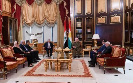 Başkan Barzani, ENKS heyetiyle görüştü: Kürt Birliği Vurgusu