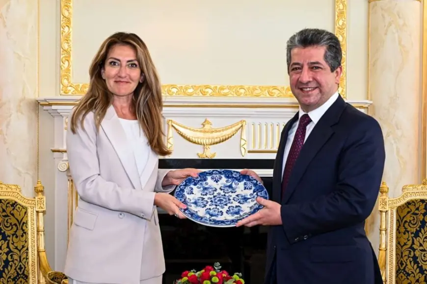 Mesrur Barzani'den Dilan Yeşilgöz'ü tebrik mesajı