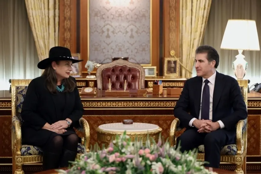 Neçirvan Barzani, ABD'nin Erbil Başkonsolosunu kabul etti