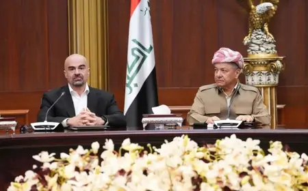 Başkan Barzani ve Bafıl Talabani ile görüştü: Cumhurbaşkanlığı ve Kabine Masada