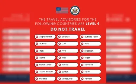 ABD, 22 Ülke İçin 'Seyahat Etmeyin' Uyarısı Yaptı