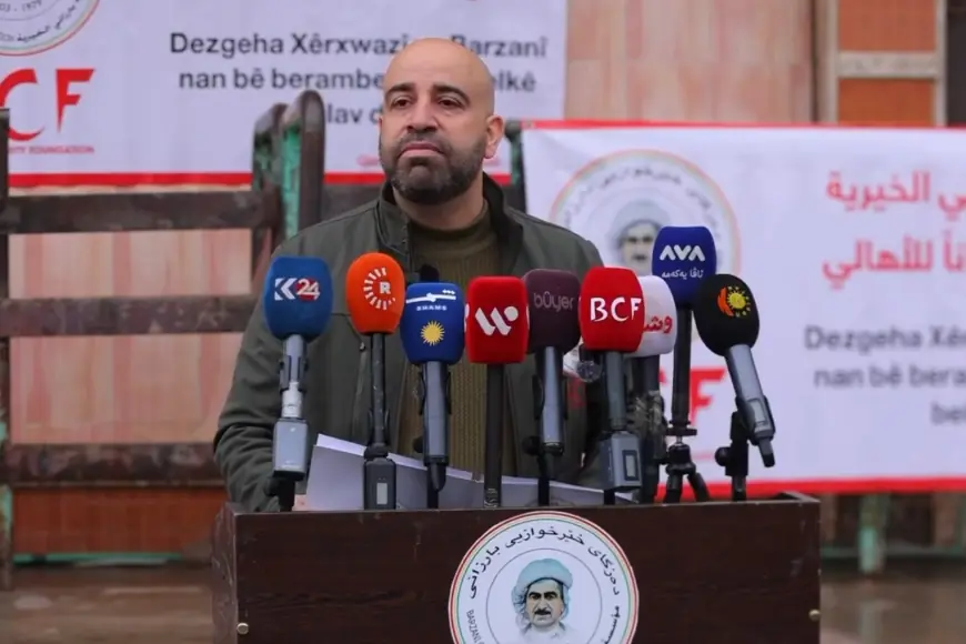 Barzani Yardım Vakfı’ndan Rojava’da Yeni İnsani Yardım Hamlesi: Kamışlo’da Ücretsiz Ekmek ve Geniş Yardım Programı