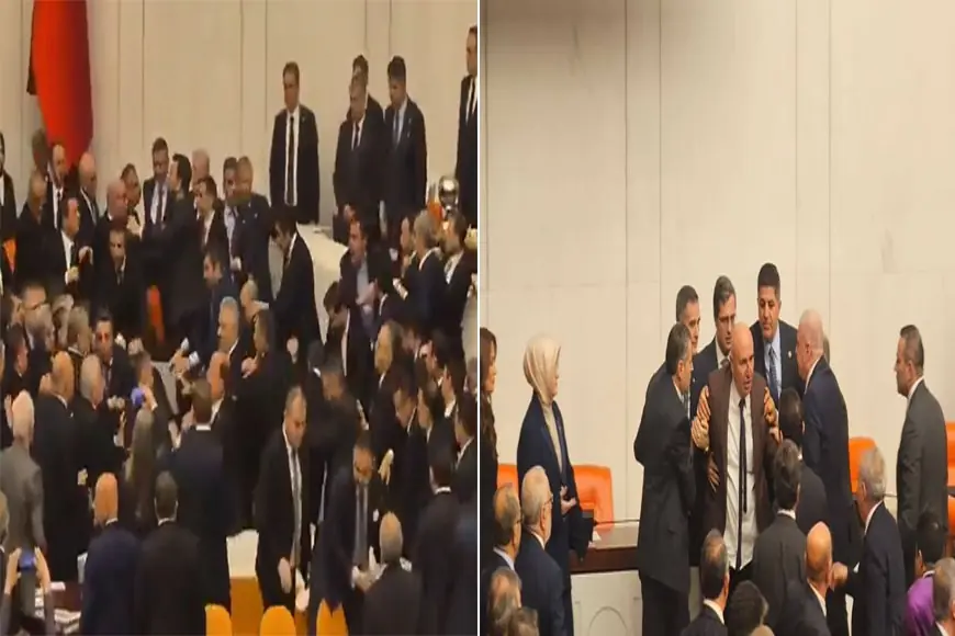 TBMM'de Tekme Tokatlı Kavga!