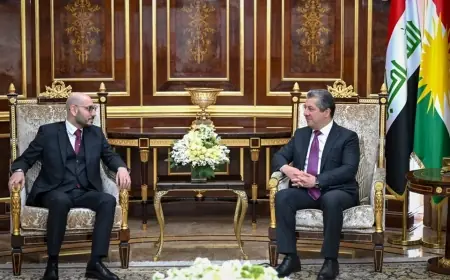Mesrur Barzani Ermenistan'ın Irak Büyükelçisini kabul etti
