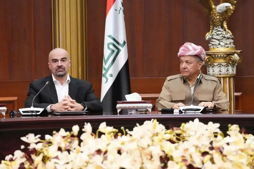 Serok Barzanî û Bafil Talebanî civiyan: Rojev Serokkomarî û hikûmeta nû bûn