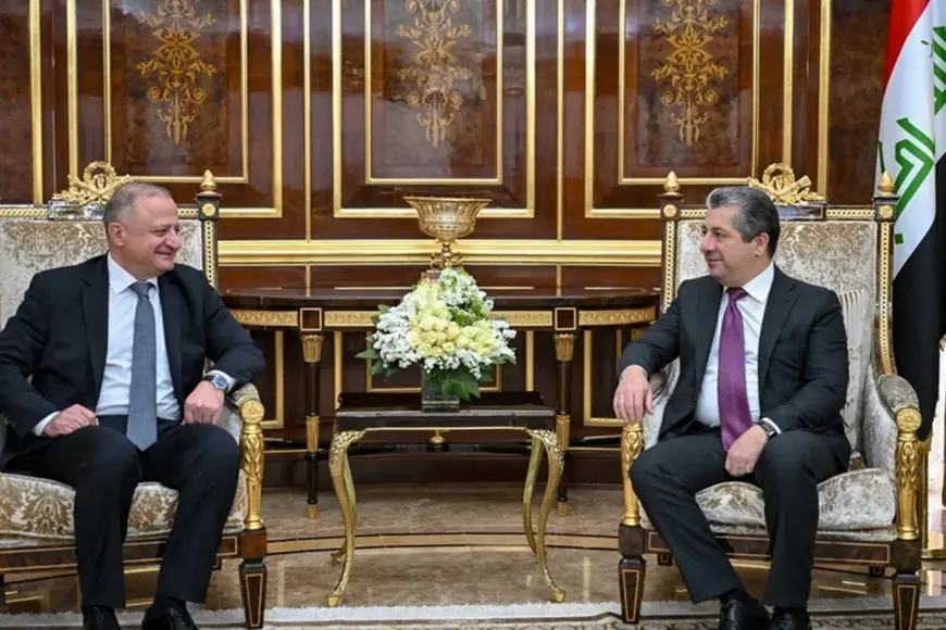 Mesrur Barzani, Gürcistan Büyükelçisi ile ikili ilişkileri görüştü