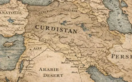 3 Asırlık Harita, Kürdistan’ın Tarihsel Varlığını Ortaya Koyuyor