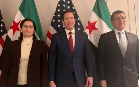 Mezlûm Ebdî û Marco Rubio 'entegrasyon û mafên Kurdan' gotûbêj kirin