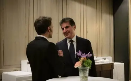 Nêçîrvan Barzanî û Macron: Divê di destûra Sûriyeyê de mafên Kurdan bên parastin