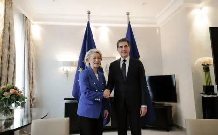 Neçirvan Barzani Avrupa Komisyonu Başkanı ile görüştü: Gündem Suriye ve ekonomik işbirliği