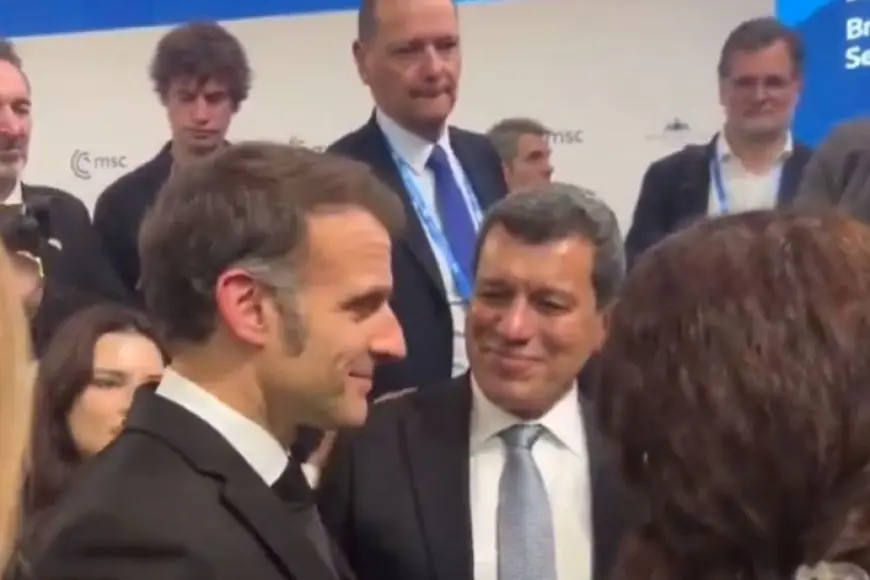 Mazlum Abdi ve İlham Ahmed, Macron ile görüştü