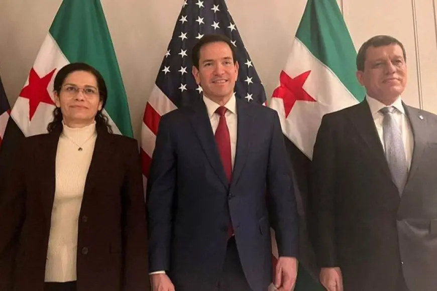 Mezlûm Ebdî û Marco Rubio 'entegrasyon û mafên Kurdan' gotûbêj kirin