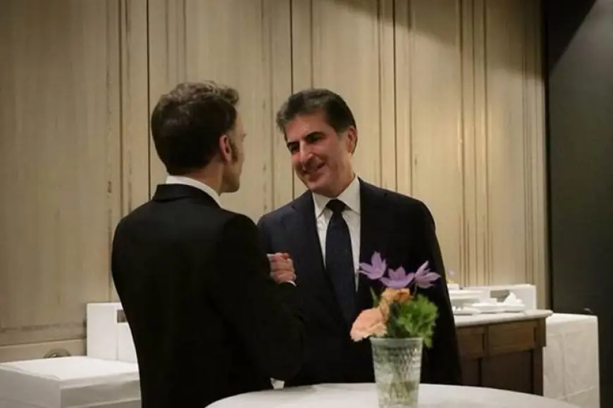 Nêçîrvan Barzanî û Macron: Divê di destûra Sûriyeyê de mafên Kurdan bên parastin