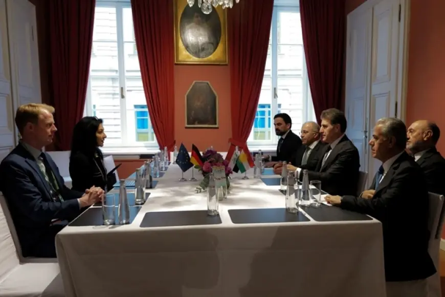 Neçirvan Barzani, Almanya Ekonomi ve Enerji Bakanı ile Görüştü