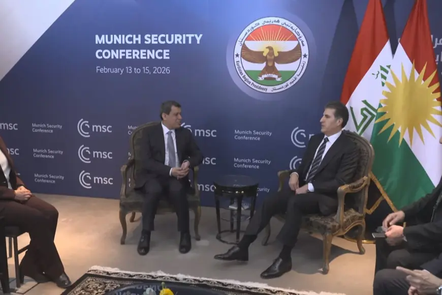 Neçirvan Barzani, Mazlum Abdi ile Münih'te görüştü